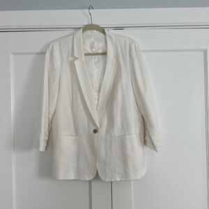 Lauren Conrad Linen Blazer